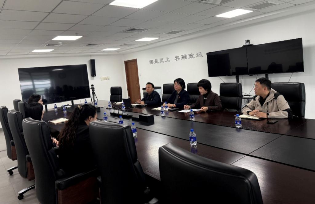 bat365在线平台常委、副院长、京津冀职教改革示范园区本科生院院长周丽（兼）赴北京北燃实业集团有限公司开展访企拓岗促就业专项行动